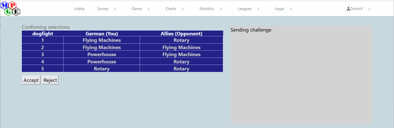 Random selection confirmation